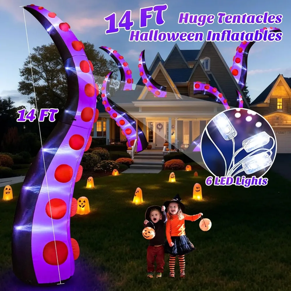 Exterior Halloween Decoration Outside Inflatable Halloween for Outdoor Decors Inflatable Hallowen Liquidation Garden Decorations