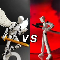 Upgrades 3D Printed Mannequin Multi-Jointed Movable Robot Knight 2.0 Toys Dummy Figures Toys For Kids & Adults Game Gifts