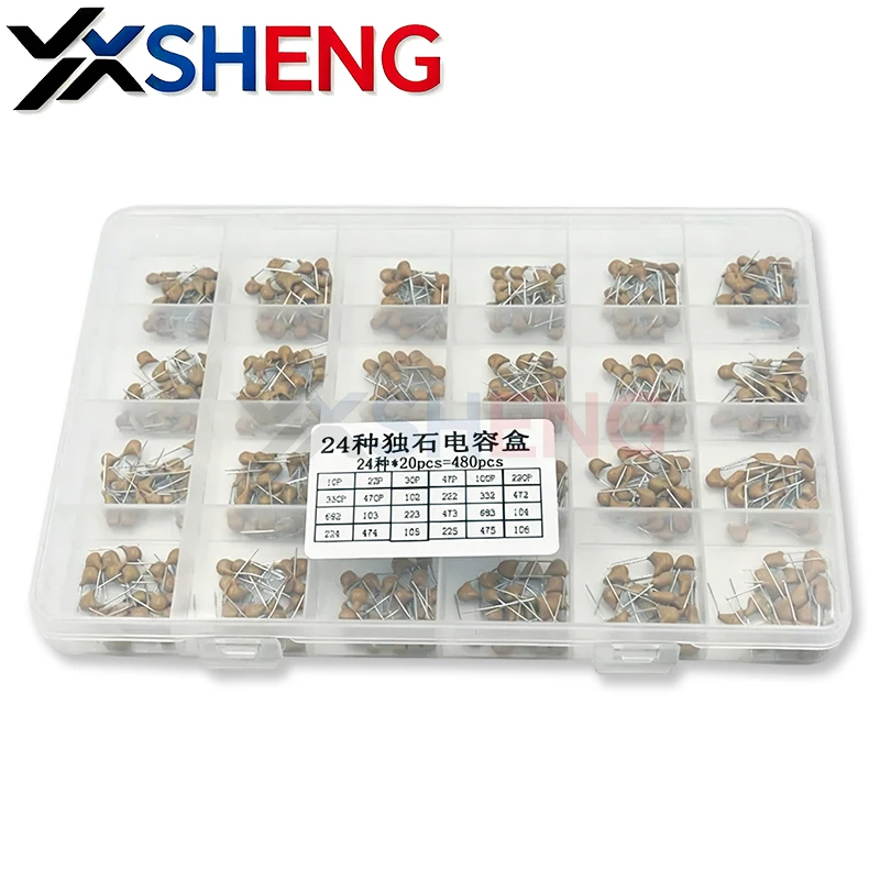 kit-de-capacitores-ceramicos-monoliticos-480pcs-24value-10pf~10uf-em-caixa-para-projetos-de-acoplamento-de-circuitos-eletronicos-e-filtragem-de-sinal