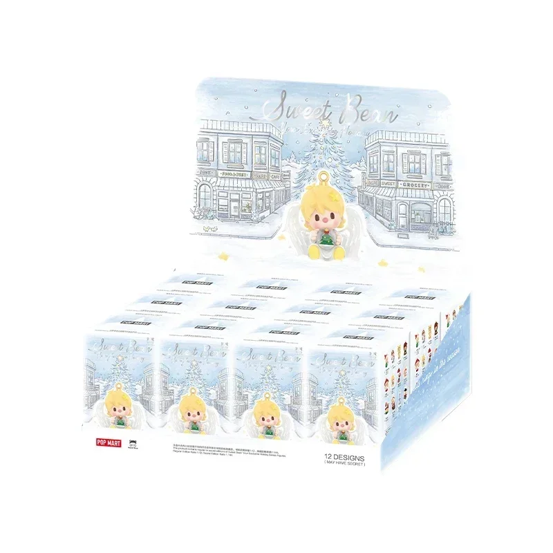 

POP MART Sweet Bean Exclusive Holiday Series Cute Anime Figure Blind Box Ornament Gift Toy Doll for Collectors