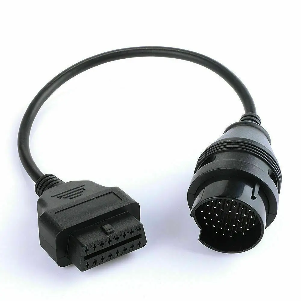 38Pin OBD1 16Pin OBD2 Diagnose Adapter Stecker for-Mercedes W124 W140 W202 W210 0B10