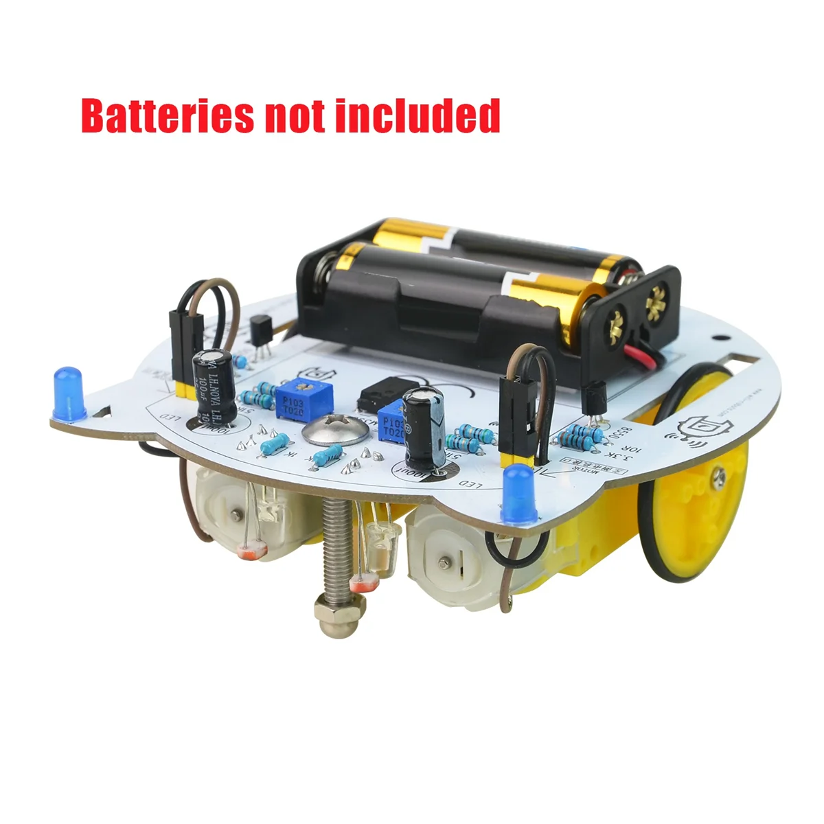 MINI Line Patrol Kitten Robot Welding Kit DIY Kit Mini Robot Electronic Learning Kit-HIM