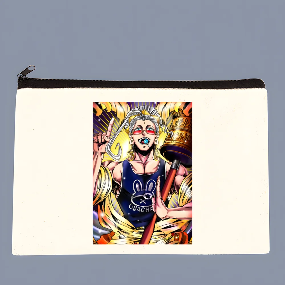 Usachan Record Of Ragnarok Buddha Ragnarok Anime Record Aphrodite Canvas Bag Pure White Zipper Coin Coin Bag Clutch Bag