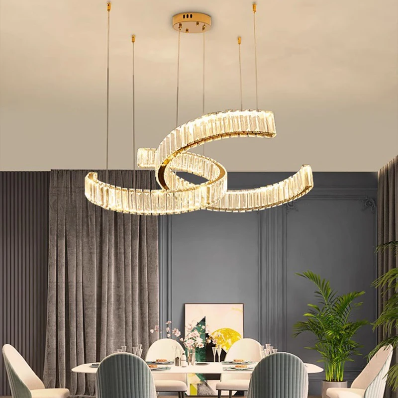 

Home Decorationpendant Lights, Luxury Crystal Living Room Chandelier, Dining Room Pendant Lamp, Ceiling Light, Indoor Lighting