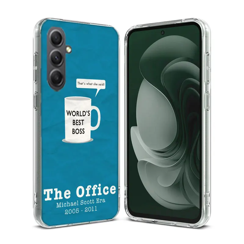 The Office Dunder Mifflin Case For Phone Samsung Galaxy A12 A22 A32 A52 A52S A13 A23 A33 A53 A14 A24 A34 A54 5G A73 A42 A9 A8 A7