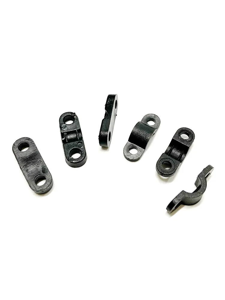 Black Plastic Material Electrician Accessories Screw Installation Arch Bridge Shape Wire Clamp Fixing Base Mount Saddle