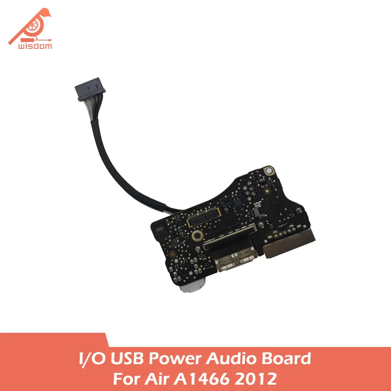 Laptop A1466 I/O USB DC Power Jack Audio Board 820-3214-A For MacBook Air 13