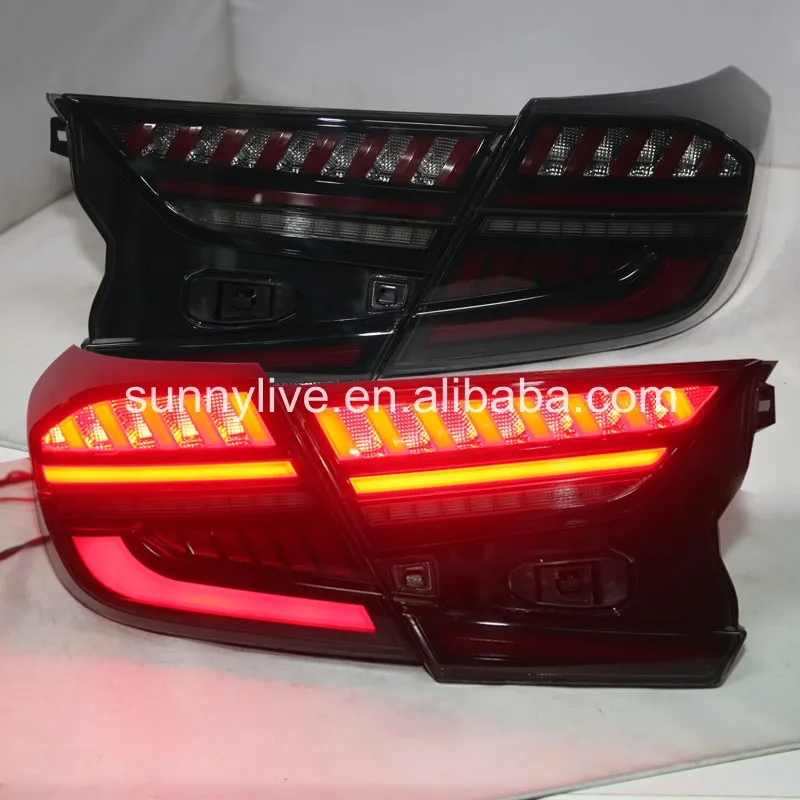 

Tenth Generation LED Strip Tail Light Led Rear Light for Accord G10 for Honda 2017-2019 Smoke Black YZ