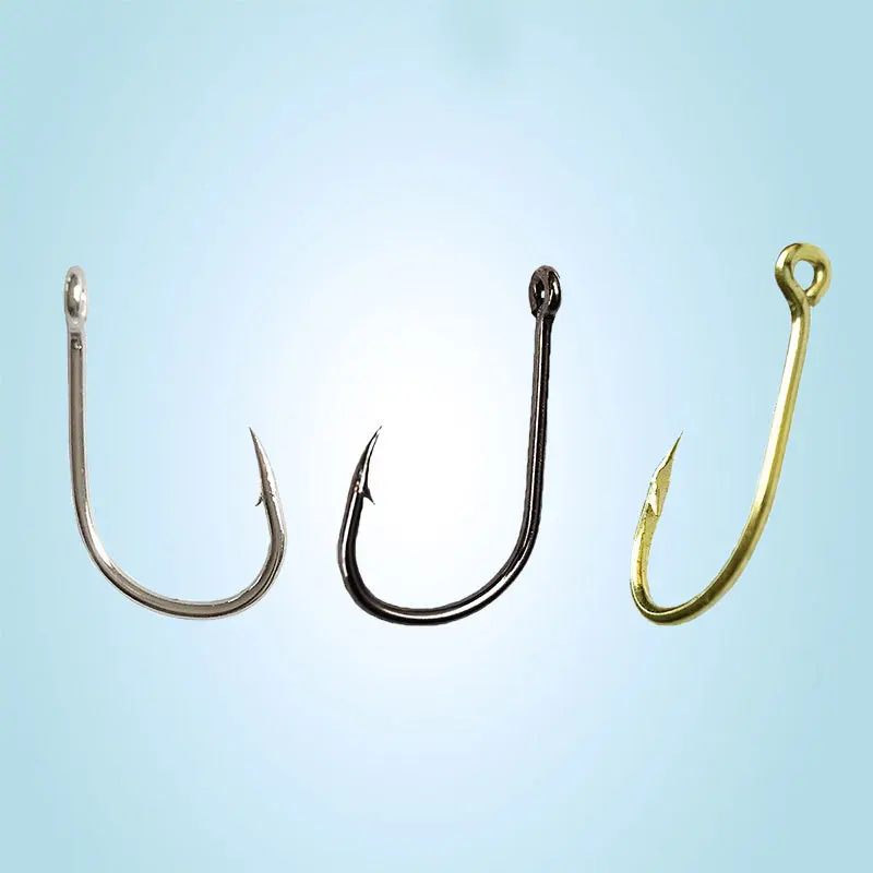 

1000pcs Circle Fish Hook Barb 3#-15# Set of High Carbon Steel Barbed Eyed Hooks Accessories Sea Feeder for Fishing Carp pesca