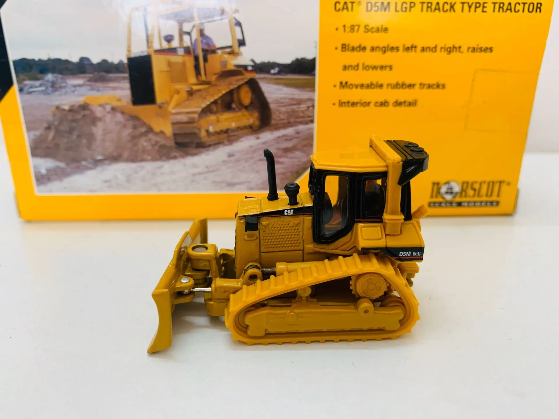 Norscot Của Caterpillar Mèo D5M LGP Theo Dõi Loại Máy Kéo 1/87 Quy Mô DieCast Mô Hình 55108