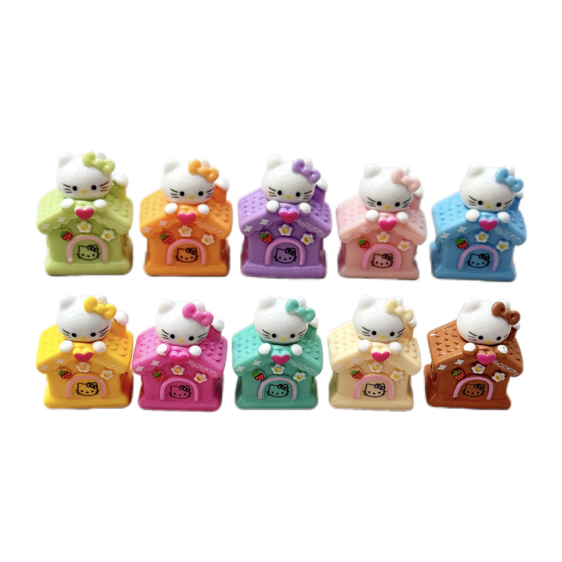 헬로 키티 장식품 DIY 인형 탁상 장식품 레진 액세서리