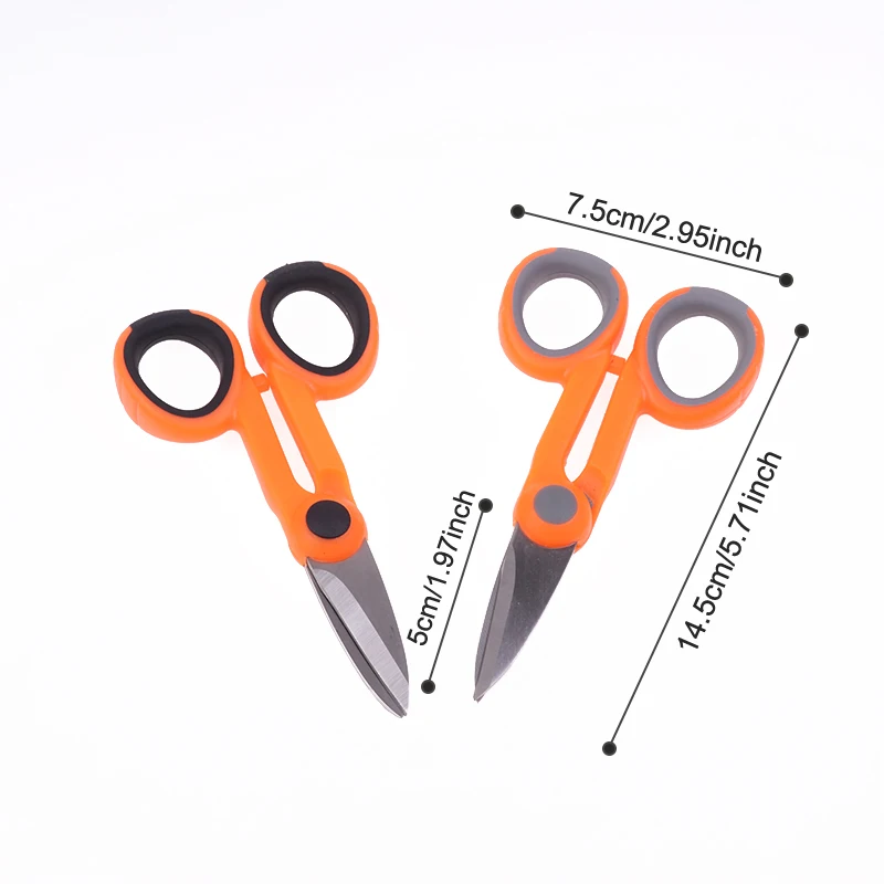 1PC Fiber Optic Kevlar Cutter Scissors Kevlar Aramid Fiber Sharp Scissors Jumper Wire Pigtail Tools Electrician Tool 