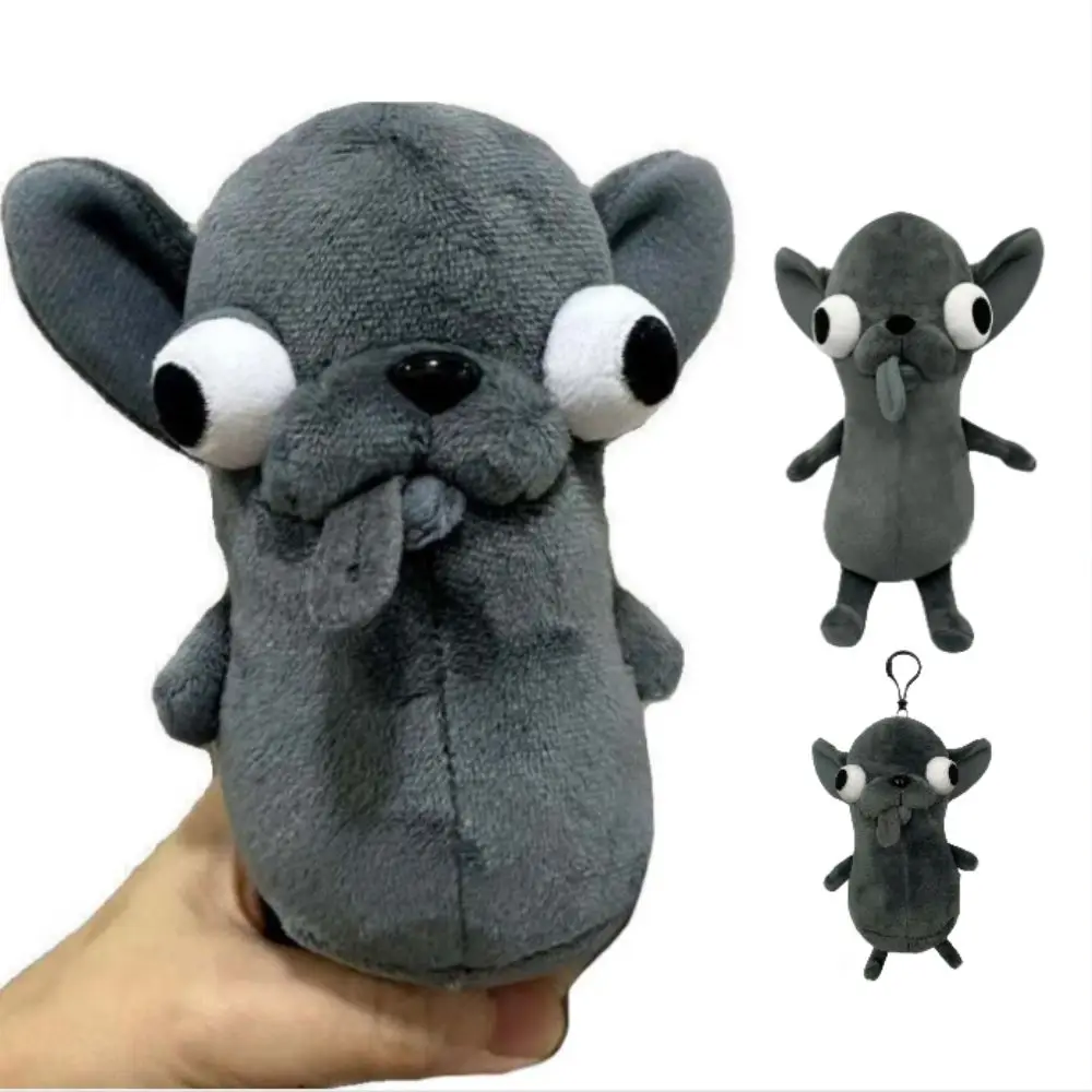 

Stuffed Animals Chihuahua Plush Toy Keychain Pendant Black Color Stuffed Chihuahua Doll Puppy Pet Realistic
