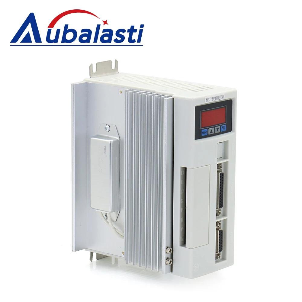 Aubalasti 400 واط 1.27N.m 730 واط 3.5N.m 750 واط 2.4N.m 1KW محرك سيرفو يعمل بالتيار المتردد سائق أطقم 220 فولت تقليل الضوضاء المغناطيس الدائم AASD-15A سائق