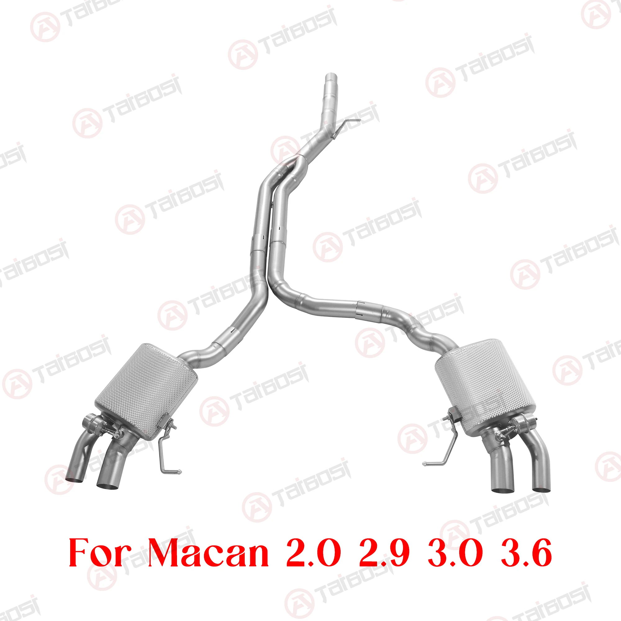 For Porsche Macan S GTS 2014-2023 2.0T 2.9T 3.0T 3.6 Car Exhaust Escape System Taibosi Performance Catback Remote Valve Muffler