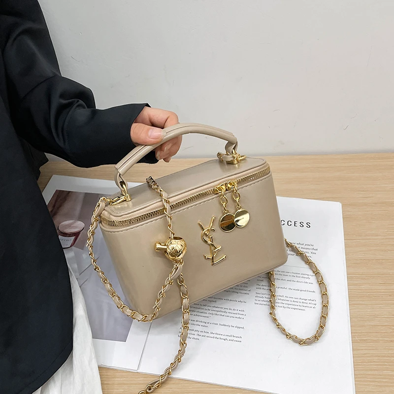 Elegante Damenmode Leder Umhängetasche Luxus Schulterhandtasche Klassische Designer-Tragetasche für moderne Outfits