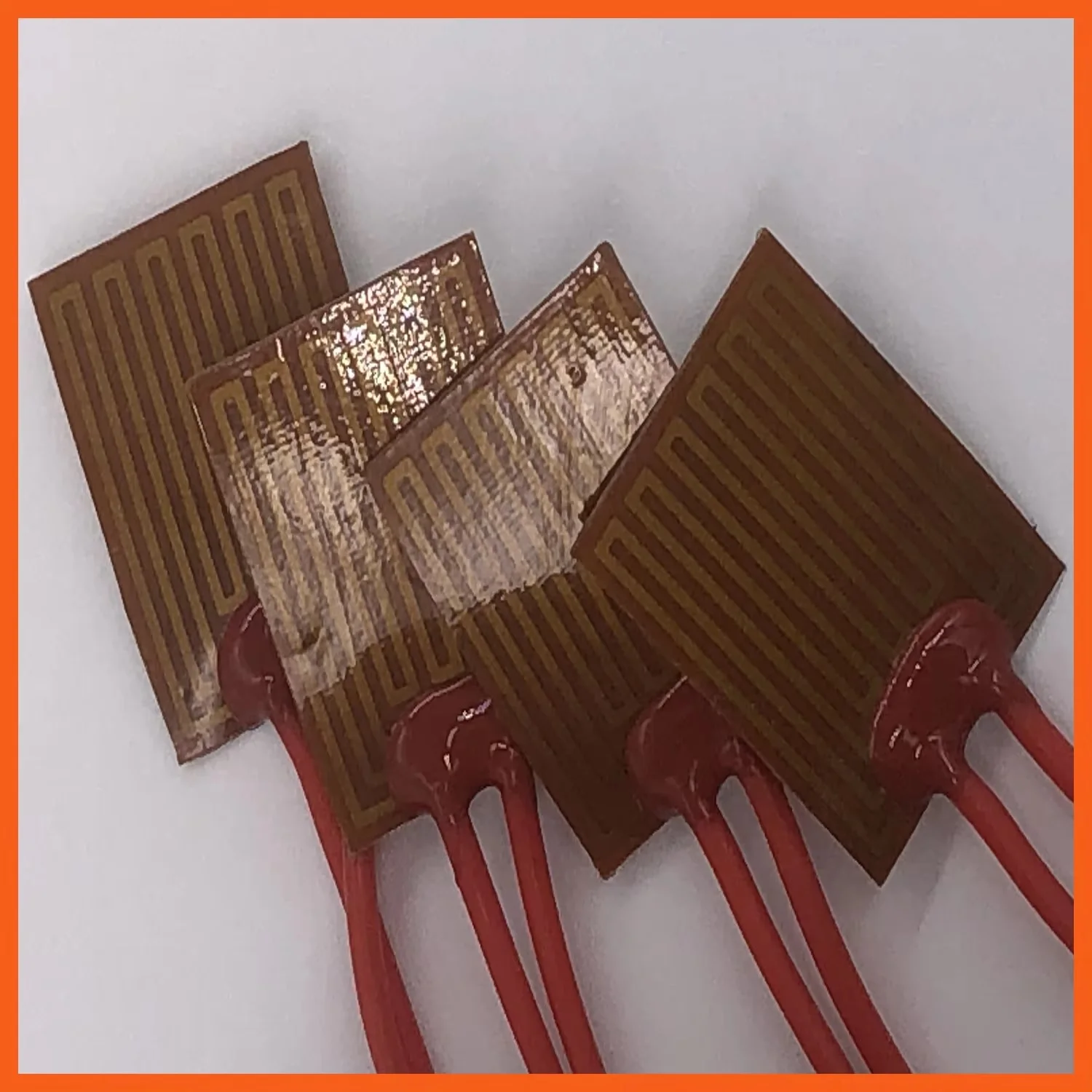 

36*18mm 5V 2W Polyimide heating film electric PI heat heating flexible oil pan heat bed printer Industrial Silicone Heater