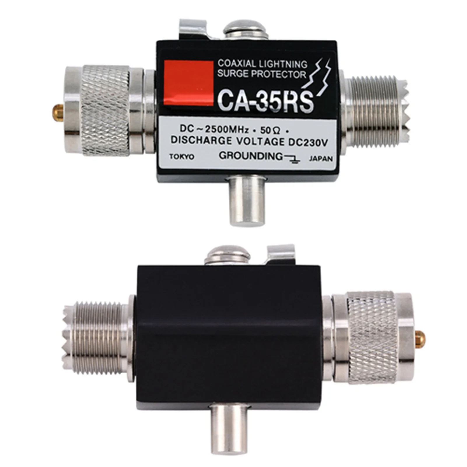 CA-35RS pararrayos Coaxial Protector contra sobretensiones macho a hembra conector UHF 0-2500MHz pararrayos de antena