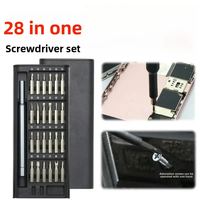 28-In-1 Screwdriver Set Multifunctional Precision Batch Head with Magnetizer Household Maintenance Tool Screwdriver 2025 new