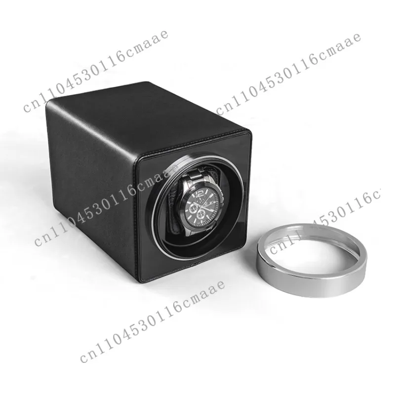 Deluxe Single Watch Winder Case with Newly Designed Aluminum Gyro Bracket Protection for The Case