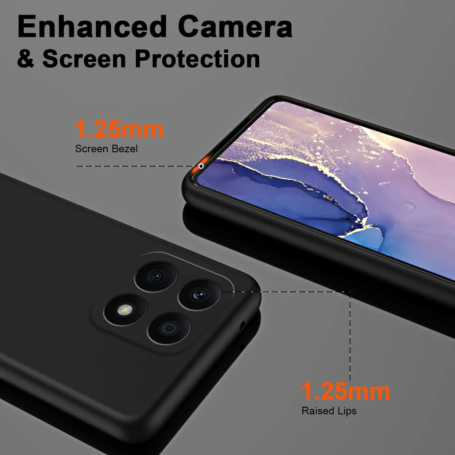 Flexible Liquid Silicone TPU Case For Honor X8b X7b 5G X6b X9b X9a X8a X7a X6a X8 X6 X5 Plus Protective Cover Fundas Coque Capa view 5