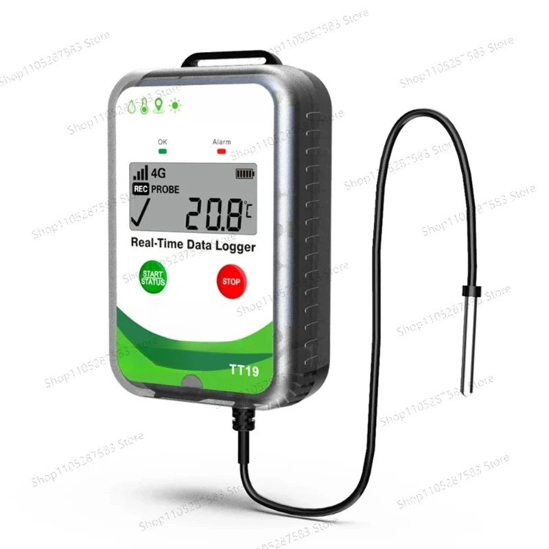 Real-time monitor temperature and humidity data logger gps tracker