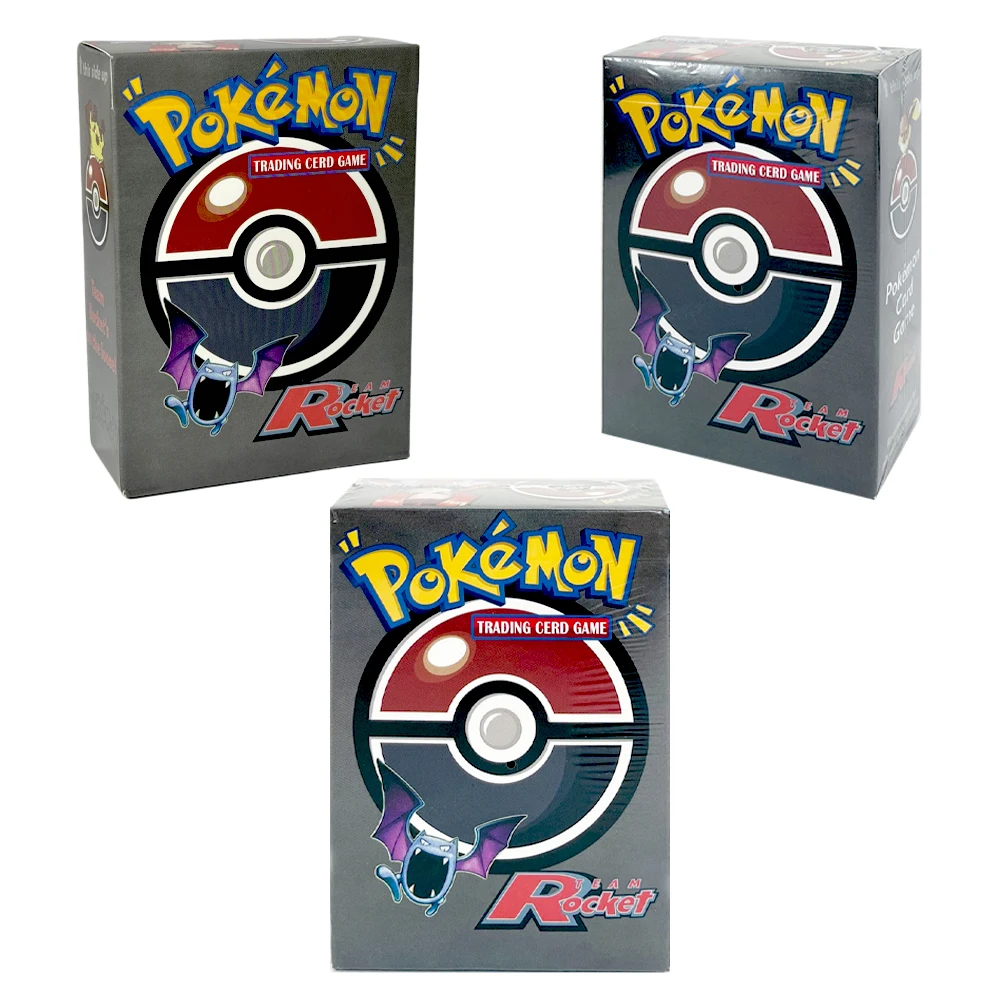 Kartu Tim Roket PKM 83 PCS Set Lengkap Mainan Hobi Koleksi Permainan Anime Kartu Foil Proxy PTCG Set Lengkap