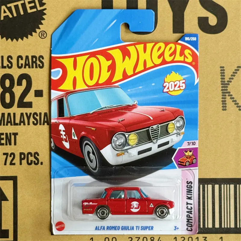 Hot Wheels Cars Toys for Collectors 195 #2025K MatcrboxALFA ROMEO GIULIA TI SUPER Α Coefficient Holiday Gifts 