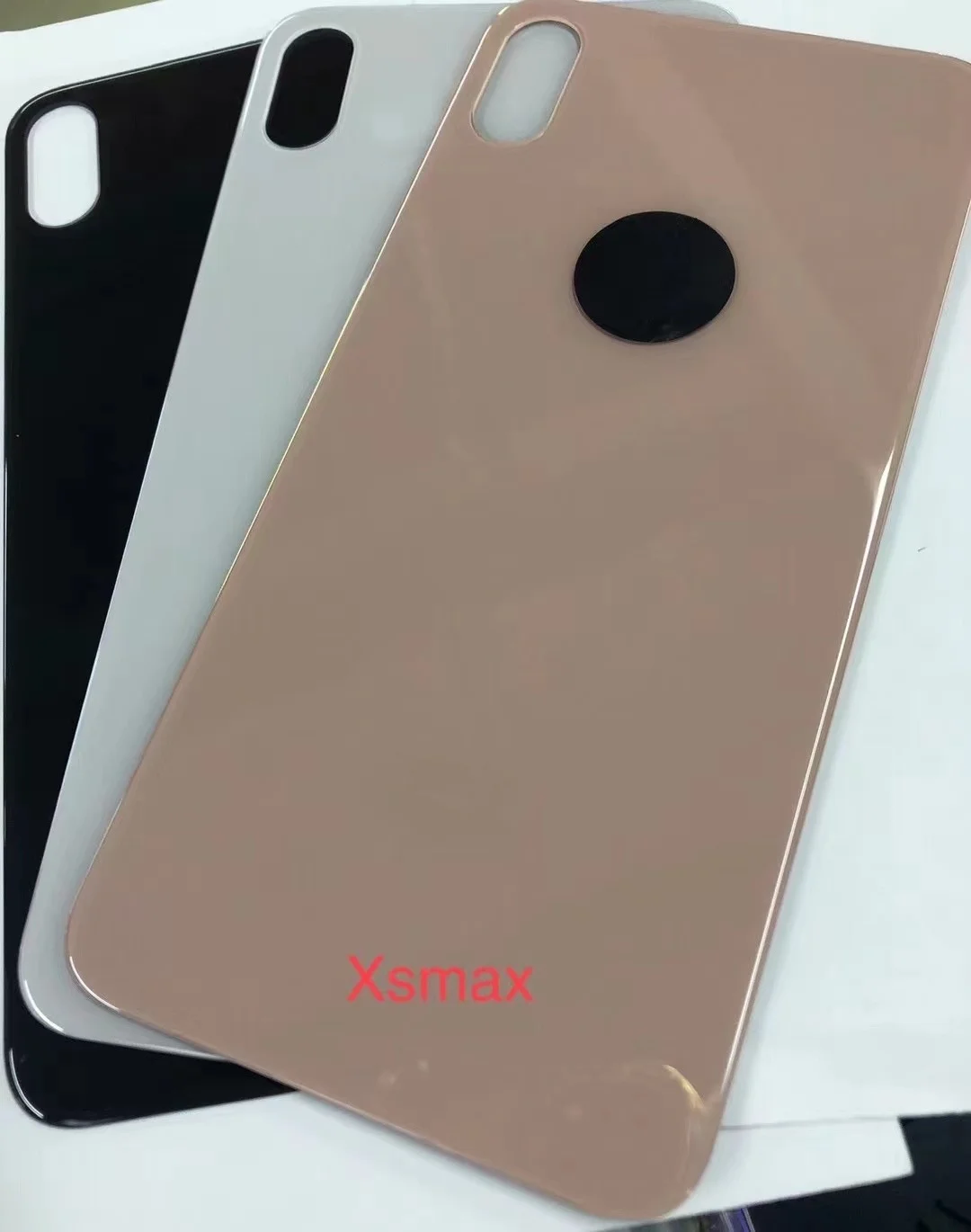 High Quality with Wide Bigger Hole Rear Glass Housing Battery Cover Replacement Back glass replacementfor iPhoneX XR XS Xmax XR