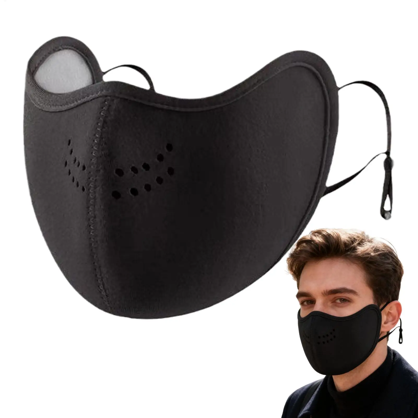 

1PC Windproof Winter Face Cover Cold-Proof & Breathable Half Face Mask For Outdoor Skiing, Motorcycle Riding Running Hiking,