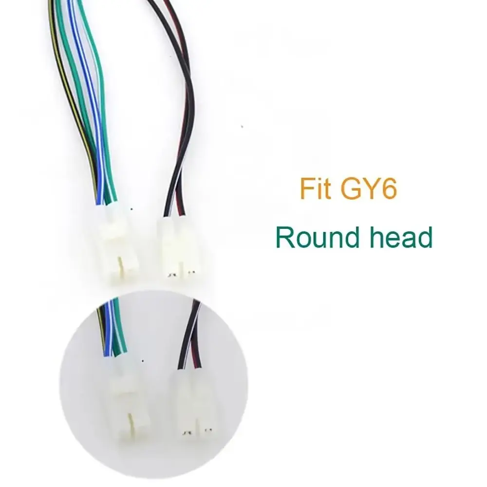 1/2/4Pcs CG-125 Round Head Motorcycle Ignition Coil Plug CDI 4 Pins Harness Plug Head Electric Cable Wire