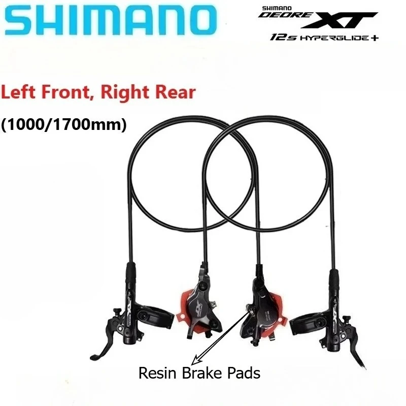 Shimano-deore XT油圧ディスクブレーキセット,SLX, M7100, M7120
