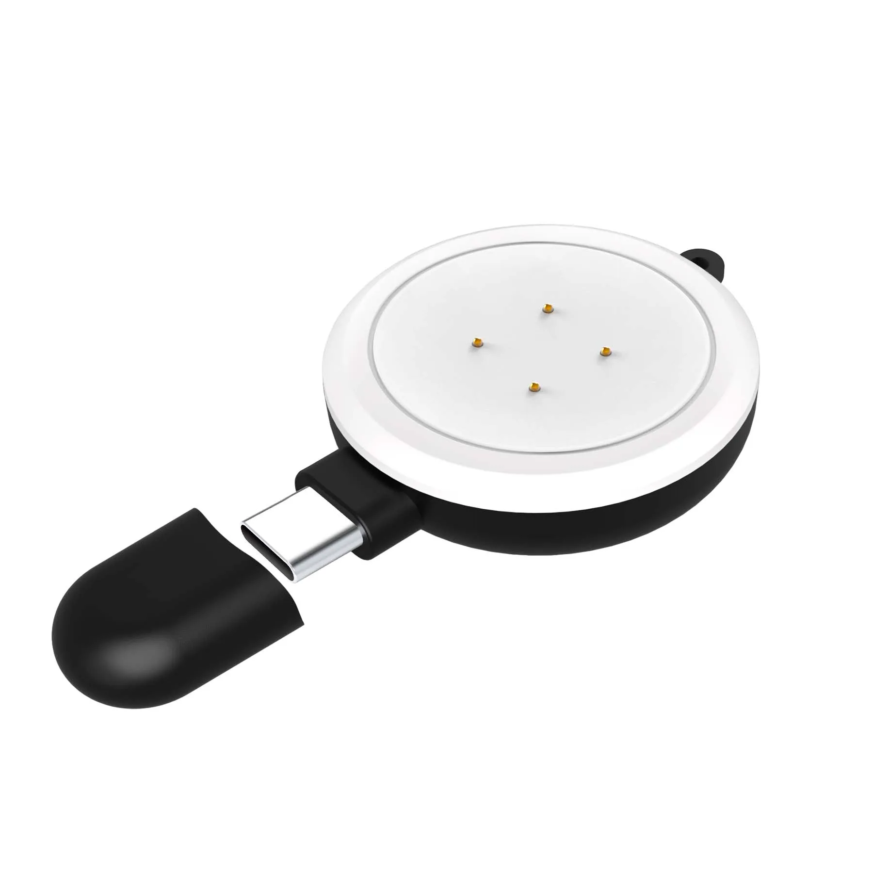 Für Google Pixel Watch 3/2 USB-C Smartwatch Ladegerät Ersatz Ladegerät Ladekabel Schlüssel Schwarz & Weiß