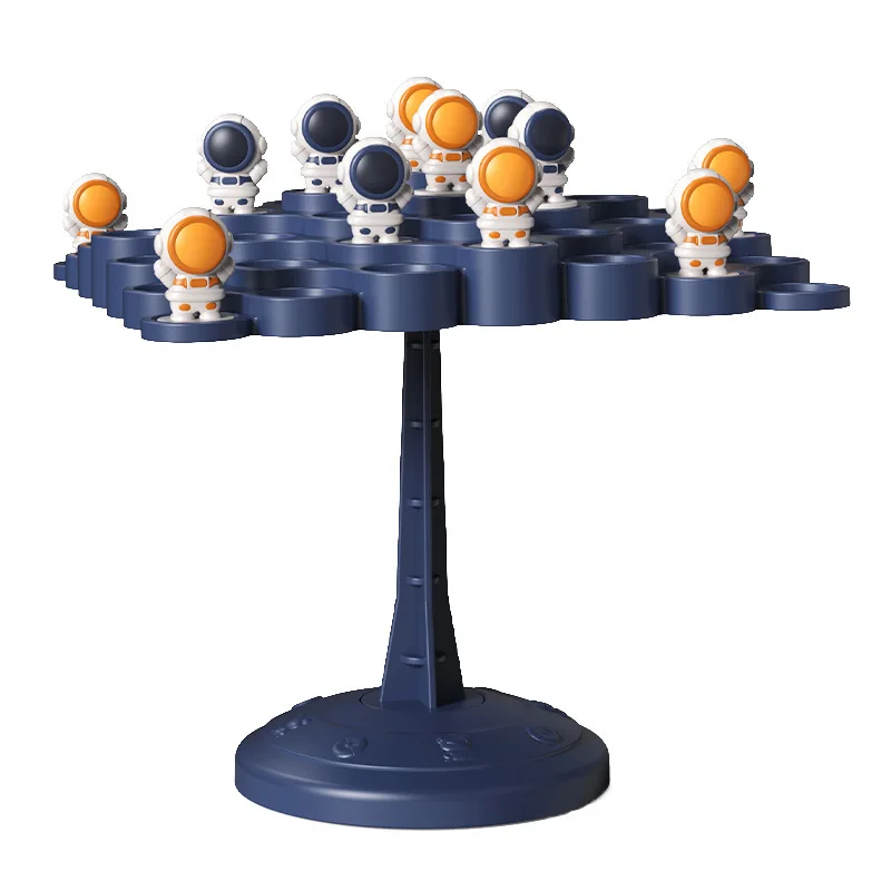 Astronauten Frosch-Balance-Baum Interaktives Eltern-Kind-Brettspiel Bausteine Spielzeug Tischspiel Party-Kinderspaß