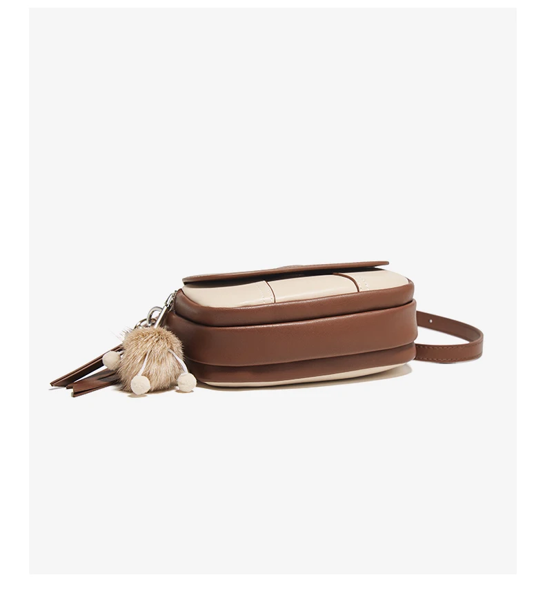 FOXER Damen Umhängetasche aus Spaltleder 2026 Neue Schultertasche Geldbörse Weibliche Mode Handytasche mit Zubehör – Detail 19