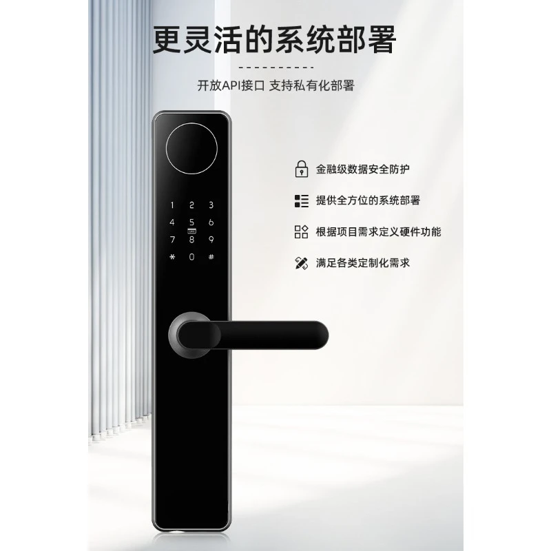 Connected apartment lock API docking remote delivery fingerprint password lock