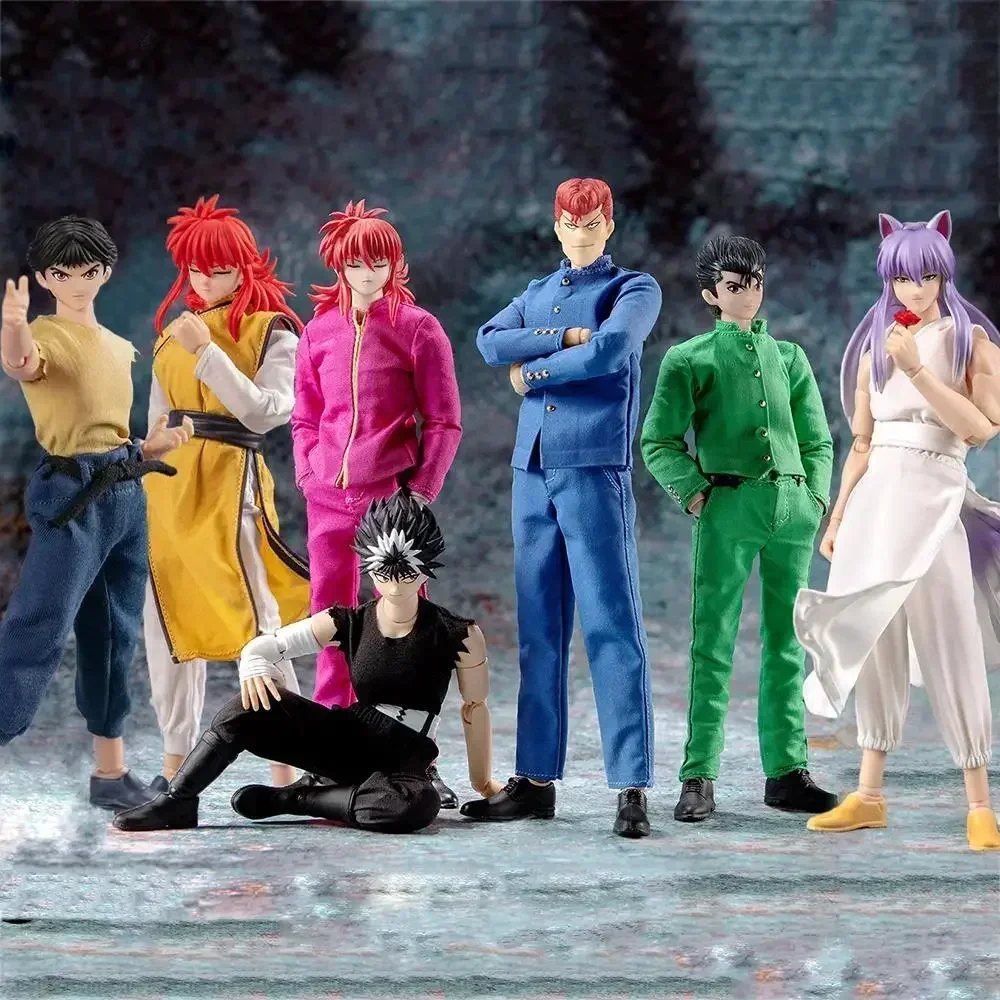 

In Stock GT Dasin Model YuYu Hakusho Yusuke Urameshi Yoko Kurama/Jaganshi Hiei/Kazuma Kuwabara Action Figure Collection Toys