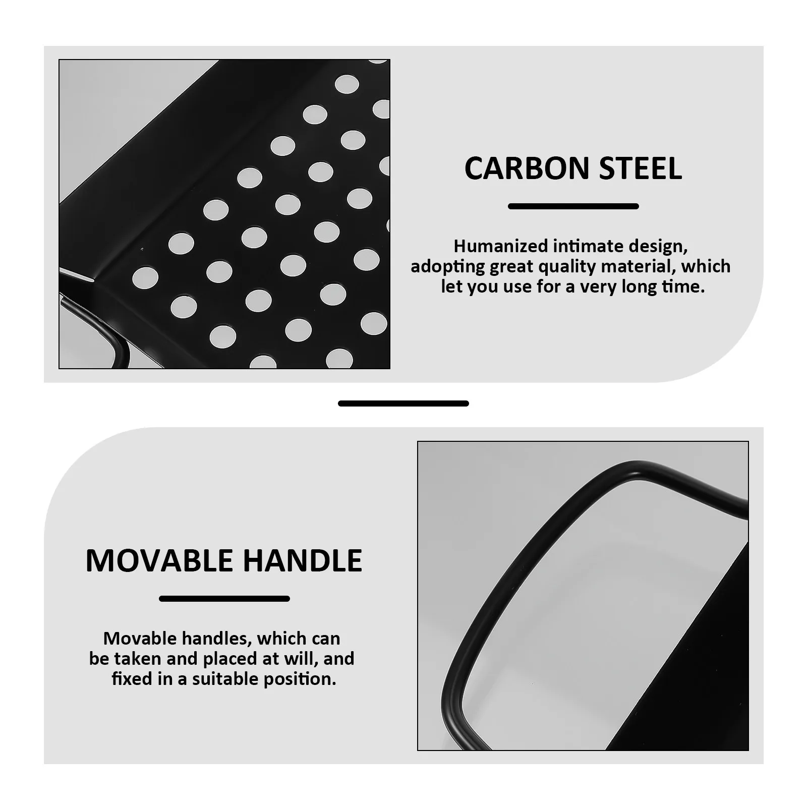 Vegetable Grill Tray For Camping Barbecue Outdoor Entertainment Non-stick Heavy Duty Baking Grilling Chicken Wings