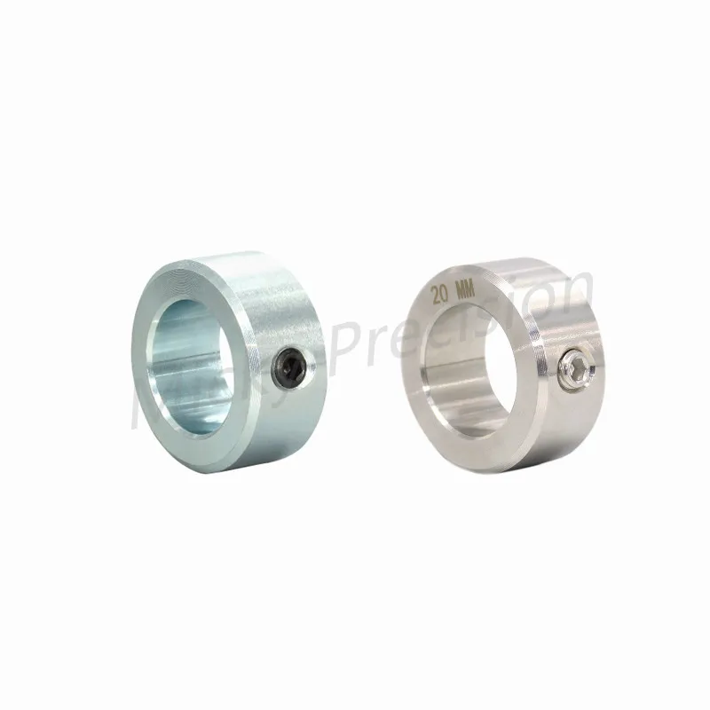 Galvanized Retaining Ring Shaft Collar with Screw Adjustment Shaft Clamp Locking Ring sleeve dia3-70mm in stock