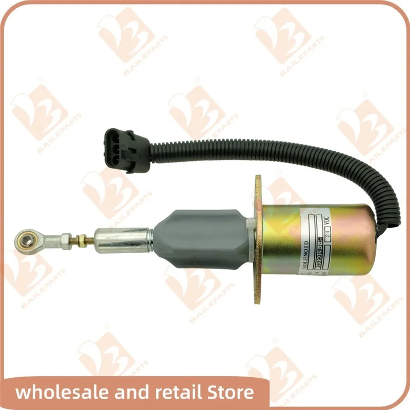 

3939018 Соленоид отключения топлива 24 В для Cummins 3964621 Соленоид остановки отключения топлива Двигатель