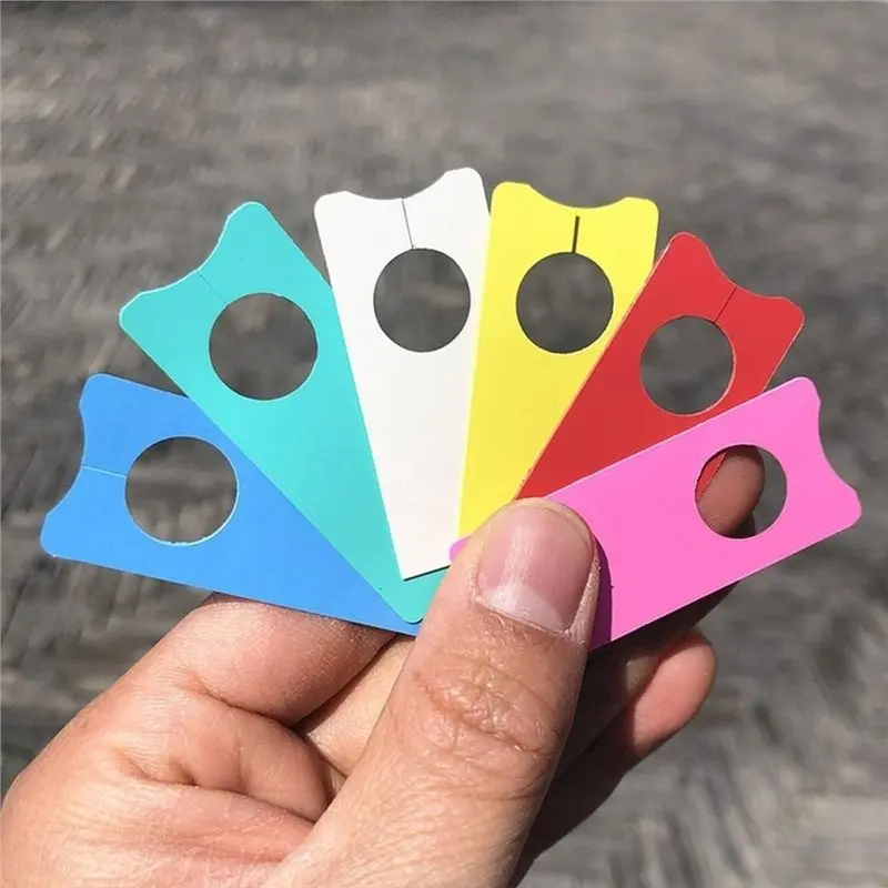 DTA4-1Set/600Pcs Gardening Tags Plant Tree Labels Hanging Nursery Garden Markers Writable Plant ID Boards