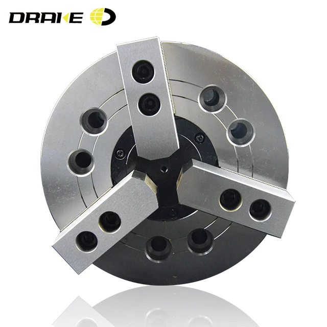 Hydraulic Stainless Steel 3 jaw hollow  Magnetic Chuck for CNC Lathe Machine Compatible