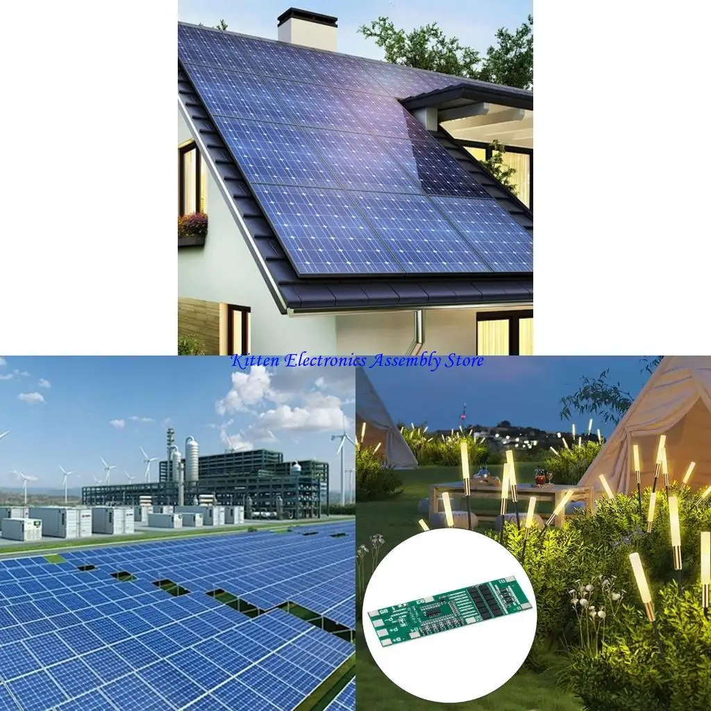 96GD 24V40A Solar Lighting Battery Protections Board with Overcharge Protections Balanced Charging for Enhances Performances
