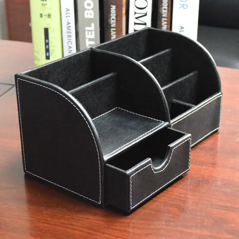 1Pc Desktop Pen Holder Stationery Holder Pencil Cosmetics Organizer for Desk Office School Storage Case Accessories