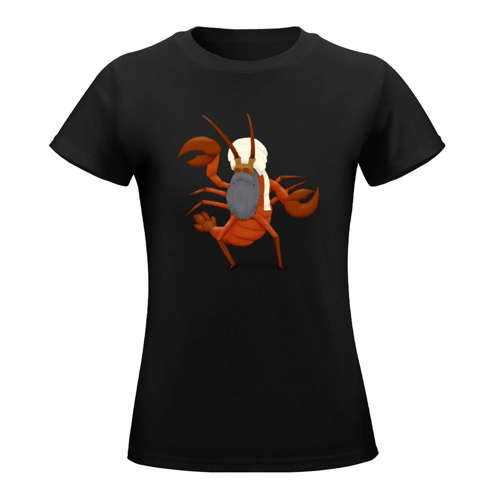 Iraq Lobster T-Shirt female customs design your own kawaii clothes summer top summer blouses woman 2024