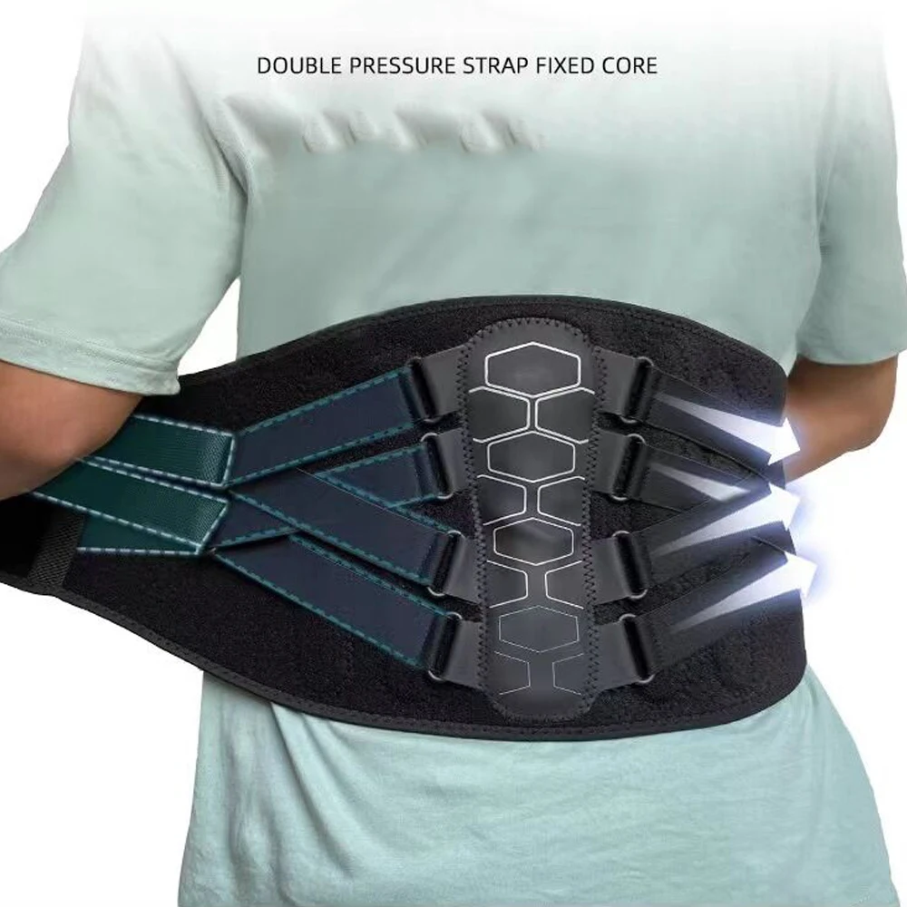 

Поясничный бандаж для спины при облегчении боли в нижней части - бионический пояс для поддержки позвоночника для ишиаса, грыжи межпозвоночного диска - для мужчин и женщин