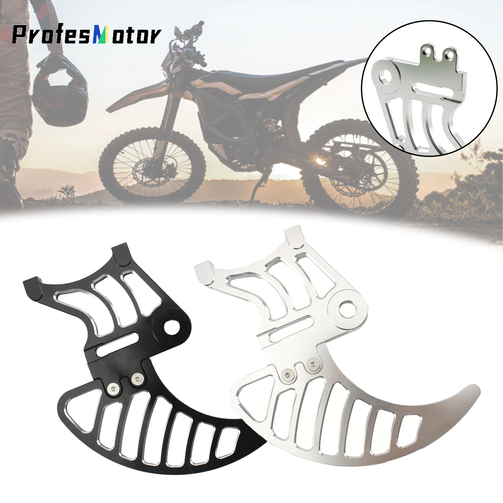 

Motorcycle Caliper Mount Disk Disc Guard Alloy for Sur-ron Modified Parts Light Bee X Segway X160 X260 Motocross Talaria Sting