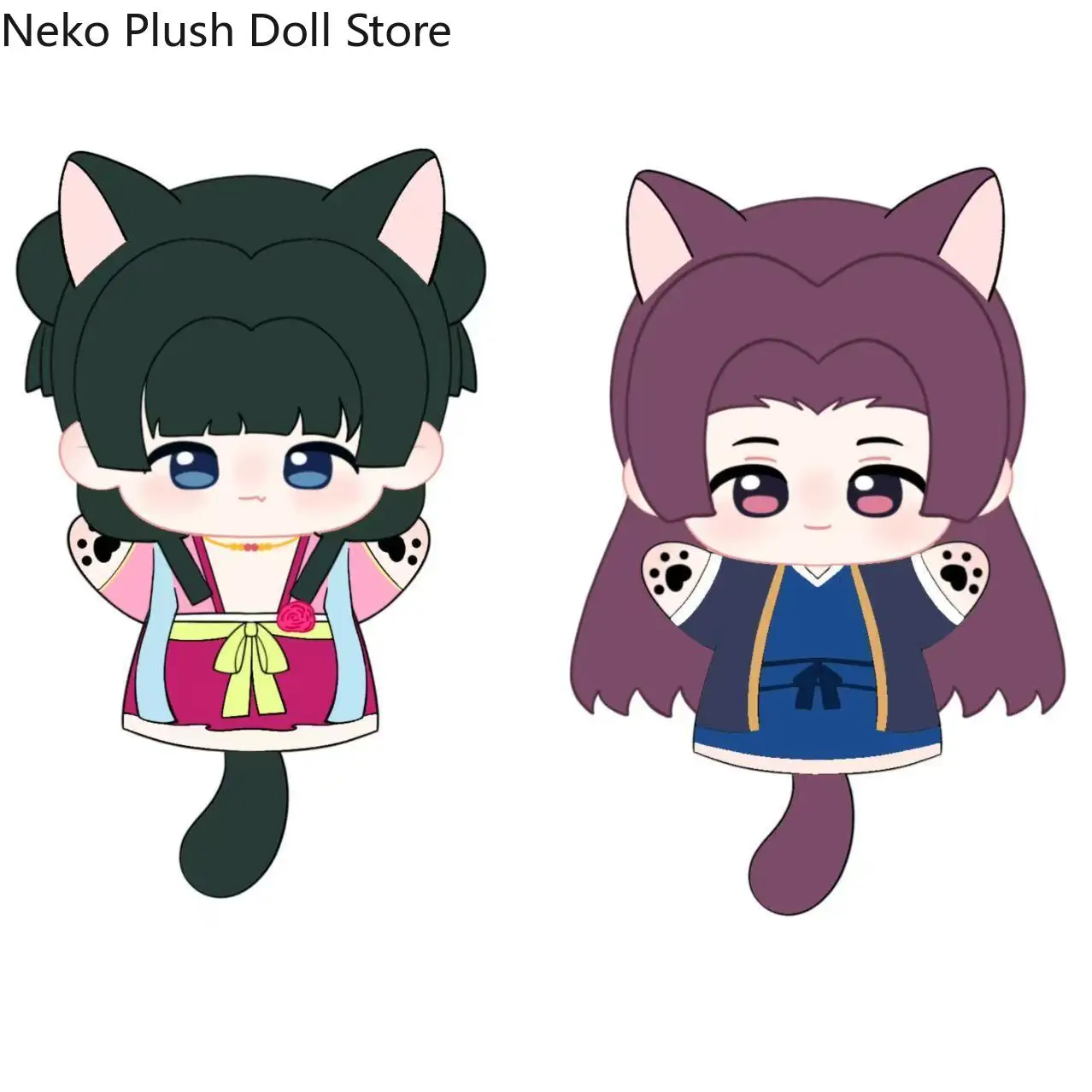 

Дневники аптекартии Мао Мао, аниме, очаровательные мягкие ручные куклы, плюшевые хлопковые фигурки кукол, игрушка, реквизит, милый подарок