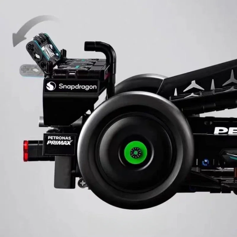 F1 W14 1:8 1642 قطعة اللبنات التقنية تجميع السيارات نموذج ألعاب السيارة الطوب لهدايا الصبي