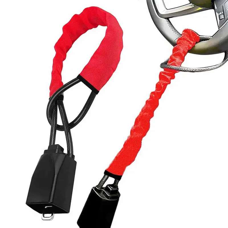 Steering Wheel Lock Club For Car Steering Wheel Steering Wheel Lock Seat Belt Lock Universal Anti Theft Car Device Car Lock